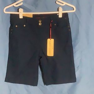 Sabrina Lauren Pageant Blue Shorts